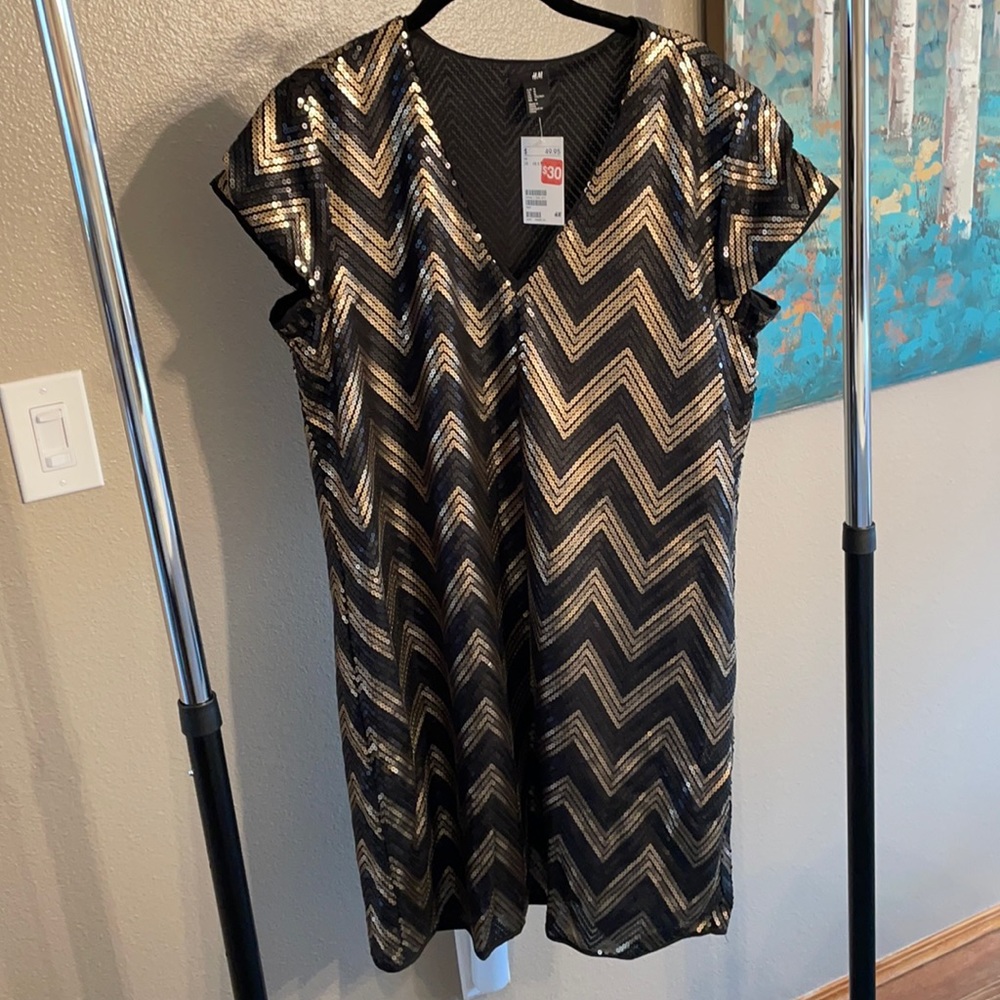 H&M sequin dress